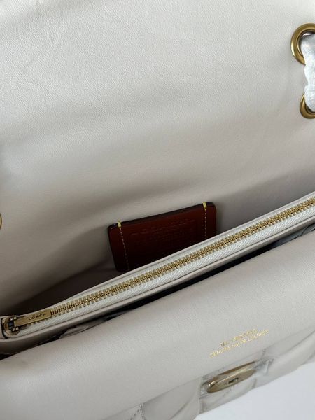 Coach Tabby Shoulder Bag With Quilting Milk [оригінальна брендована коробка] со9003 фото