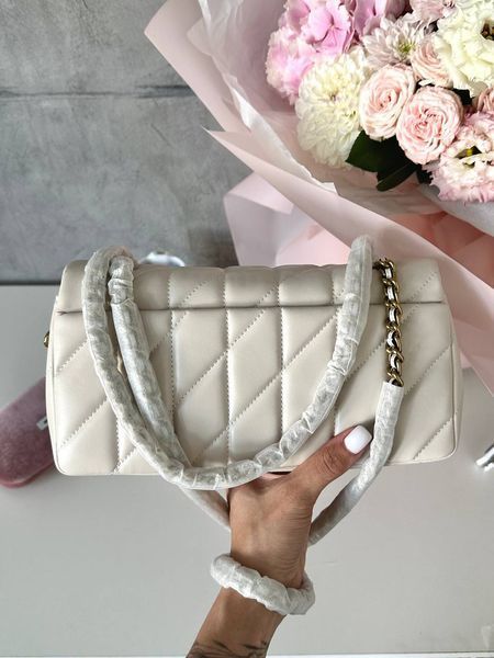 Coach Tabby Shoulder Bag With Quilting Milk [оригінальна брендована коробка] со9003 фото