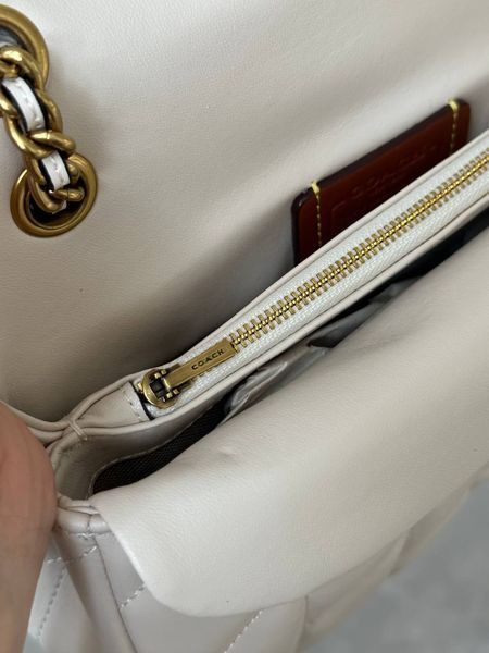 Coach Tabby Shoulder Bag With Quilting Milk [оригінальна брендована коробка] со9003 фото