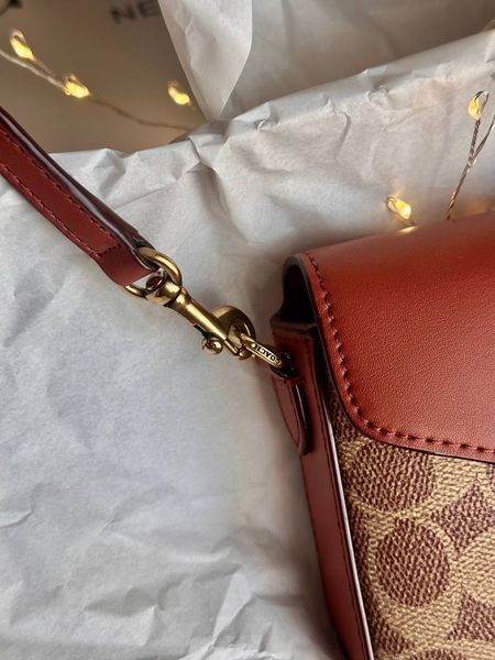 COACH Women's Wyn Crossbody Handbag Brown [крафт коробка] pr0089 фото