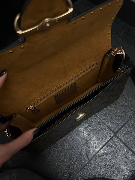 Morgan Crossbody In Colorblock Signature Canvas With Rivets pr23331 фото