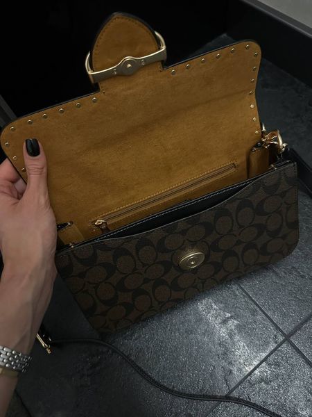 Morgan Crossbody In Colorblock Signature Canvas With Rivets pr23331 фото