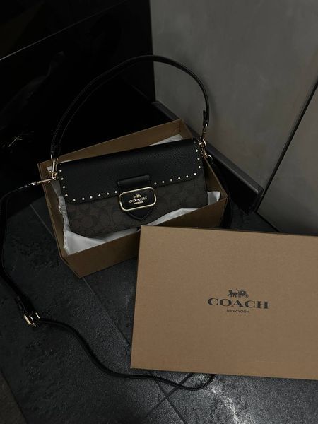 Morgan Crossbody In Colorblock Signature Canvas With Rivets pr23331 фото