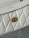 Coach Tabby Shoulder Bag With Quilting Milk [оригінальна брендована коробка] со9003 фото 20