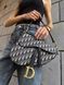Dior Saddle Bag with Strap Blue Dior Oblique Jacquard [звичайна бренд коробка] pr0014 фото 20