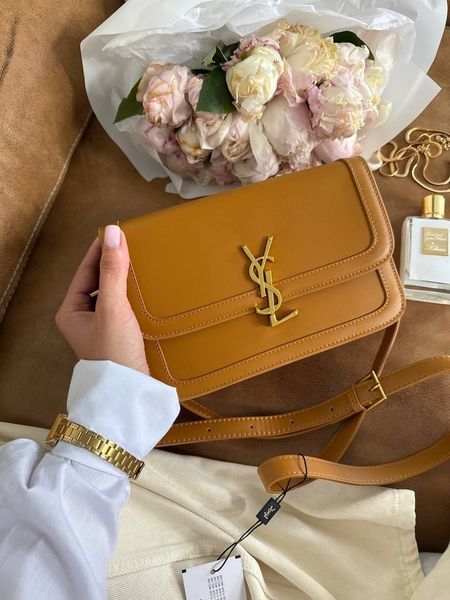 Saint Laurent Large Solferino Brown Оригинальна коробка pr01881 фото