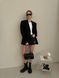 Chanel Classic 1.55 Small Single Flap in Black/Silver [Коробка магніт] pr002923 фото 17