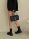 Chanel Classic 1.55 Small Single Flap in Black/Silver [Коробка магніт] pr002923 фото 24