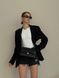 Chanel Classic 1.55 Small Single Flap in Black/Silver [Коробка магніт] pr002923 фото 15