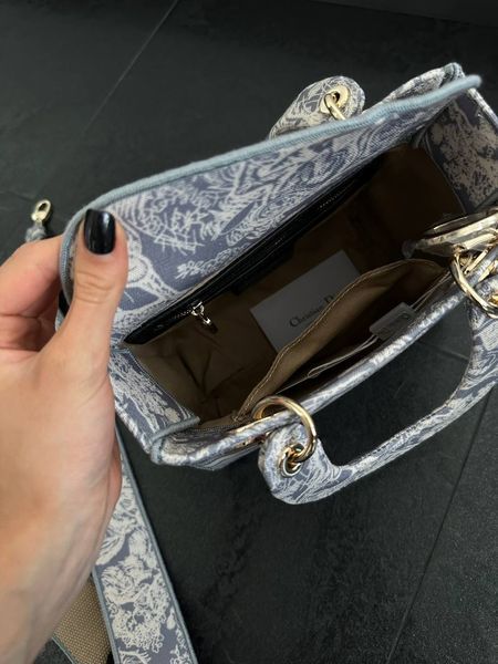 Christian Dior Medium Lady D-Lite Bag Light Grey [оригінальна коробка] pr01243 фото