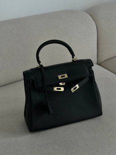 Herm&egrave;s Kelly Black PREMIUM Магнітна Коробка pr00093 фото