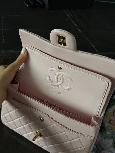 Chanel Classic 2.55 Medium Double Flap in Pink PREMIUM [ [Коробка магніт]] pr6299 фото