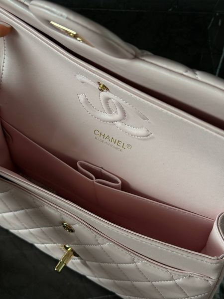 Chanel Classic 2.55 Medium Double Flap in Pink PREMIUM [ [Коробка магніт]] pr6299 фото