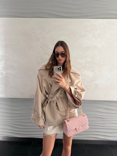 Chanel Classic 2.55 Medium Double Flap in Pink PREMIUM [ [Коробка магніт]] pr6299 фото