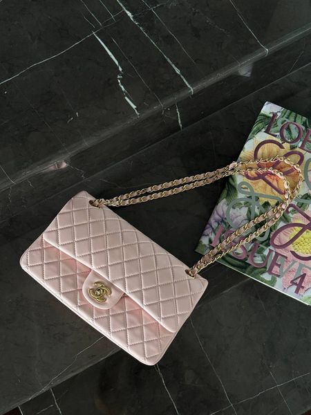 Chanel Classic 2.55 Medium Double Flap in Pink PREMIUM [ [Коробка магніт]] pr6299 фото