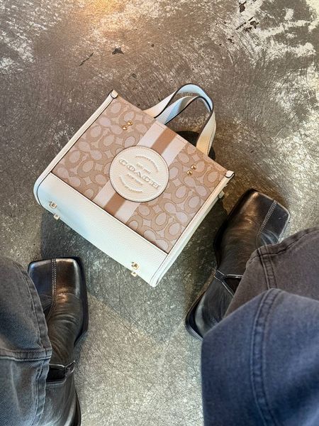 Coach Dempsey Tote in Signature Jacquard with Stripe [оригінальна коробка] pr0165 фото
