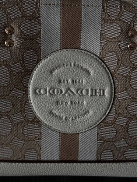 Coach Dempsey Tote in Signature Jacquard with Stripe [оригінальна коробка] pr0165 фото