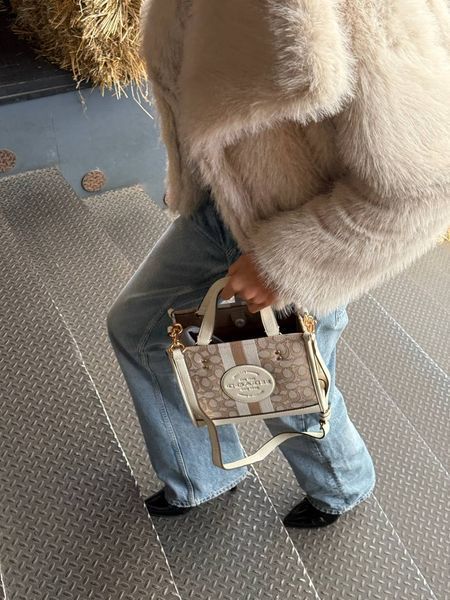Coach Dempsey Tote in Signature Jacquard with Stripe [оригінальна коробка] pr0165 фото