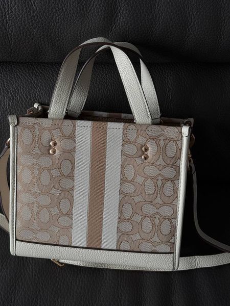 Coach Dempsey Tote in Signature Jacquard with Stripe [оригінальна коробка] pr0165 фото