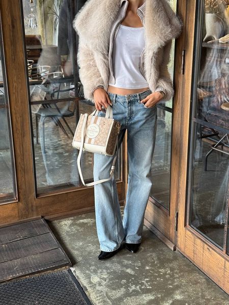 Coach Dempsey Tote in Signature Jacquard with Stripe [оригінальна коробка] pr0165 фото