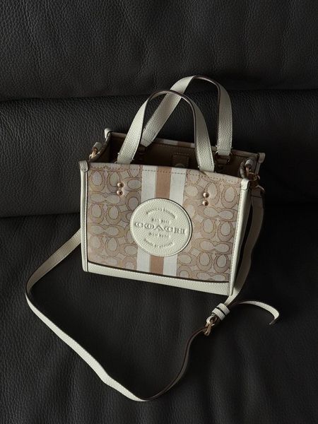 Coach Dempsey Tote in Signature Jacquard with Stripe [оригінальна коробка] pr0165 фото