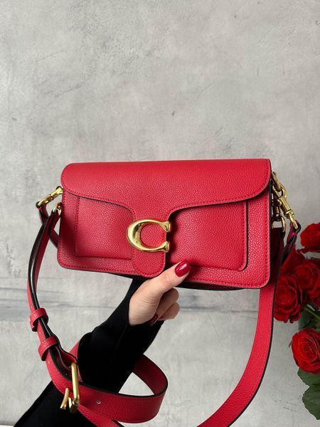 Coach Tabby Shoulder Bag Red [крафтова коробка] pr0092 фото