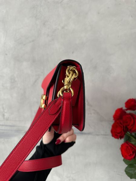 Coach Tabby Shoulder Bag Red [крафтова коробка] pr0092 фото