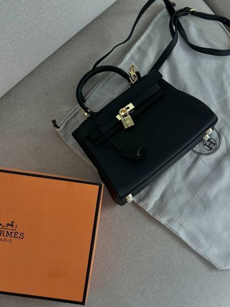Herm&egrave;s Kelly Black PREMIUM Магнітна Коробка pr00093 фото