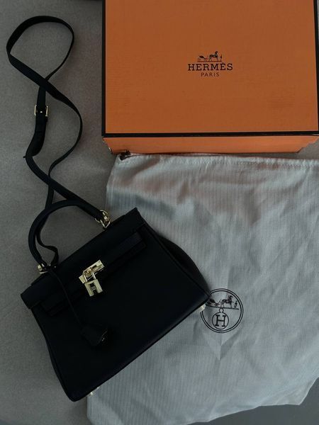 Herm&egrave;s Kelly Black PREMIUM Магнітна Коробка pr00093 фото