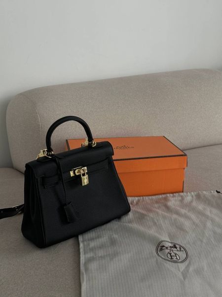 Herm&egrave;s Kelly Black PREMIUM Магнітна Коробка pr00093 фото