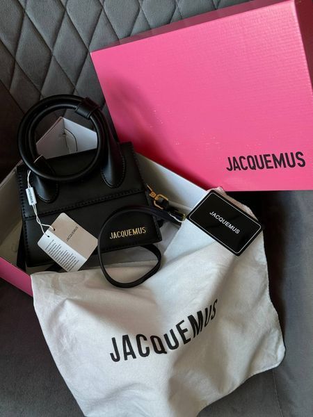 Jacquemus Le Chiquito Noeud Bag Black pr1004 фото