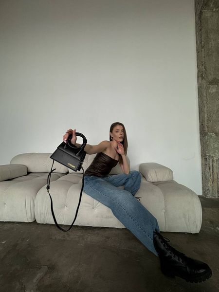 Jacquemus Le Chiquito Noeud Bag Black pr1004 фото