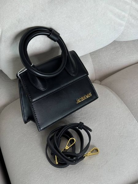 Jacquemus Le Chiquito Noeud Bag Black pr1004 фото