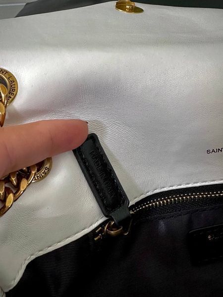 Saint Laurent Calypso In Plunged Lambskin YSL White оригінальна коробка ysl9002 фото