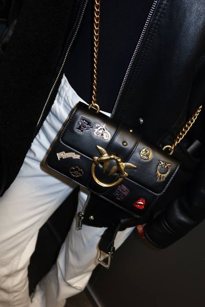 Pinko Mini Love Bag One Simply With Enamel Pin Black [оригінальна коробка] pink1006 фото