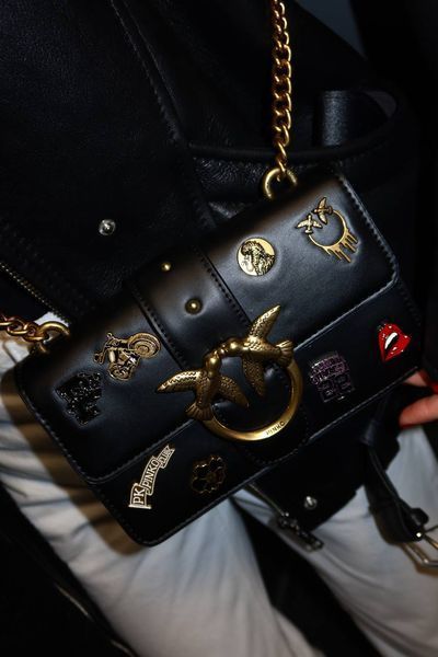Pinko Mini Love Bag One Simply With Enamel Pin Black [оригінальна коробка] pink1006 фото