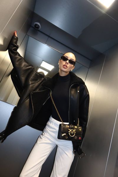 Pinko Mini Love Bag One Simply With Enamel Pin Black [оригінальна коробка] pink1006 фото