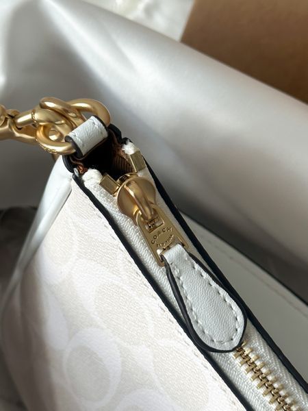cCoach Teri Shoulder Bag In Signature Canvas Milk крафтова коробка pr97041  фото
