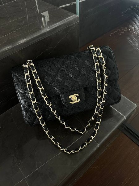 Chanel Classic Medium Flap Bag. PREMIUM Текстурна шкіра [ [Коробка магніт]] pr002920 фото