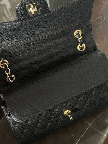 Chanel Classic Medium Flap Bag. PREMIUM Текстурна шкіра [ [Коробка магніт]] pr002920 фото