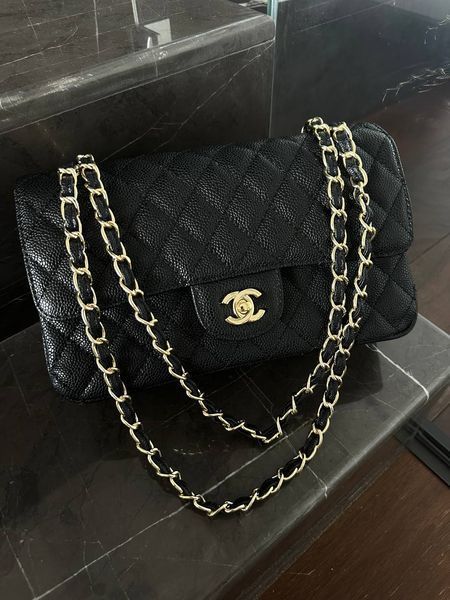 Chanel Classic Medium Flap Bag. PREMIUM Текстурна шкіра [ [Коробка магніт]] pr002920 фото
