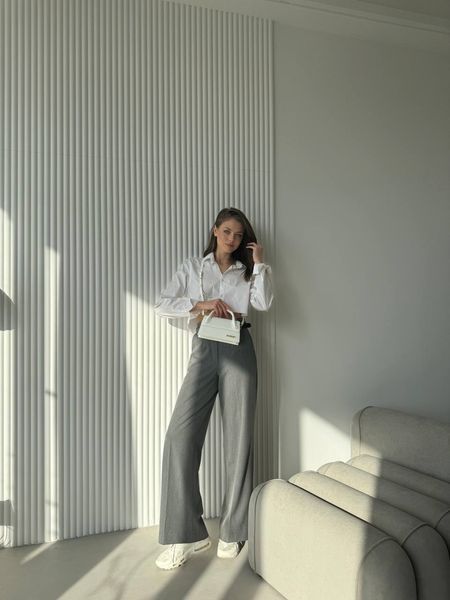 Jacquemus Le Chiquito Long White Leather Top WHITE pr1010 фото