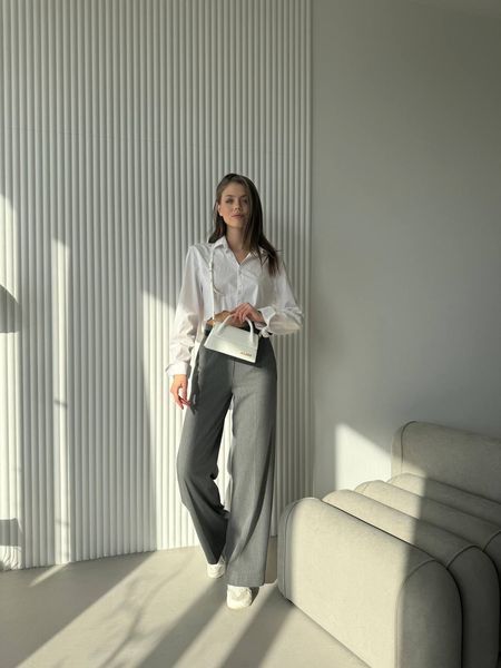 Jacquemus Le Chiquito Long White Leather Top WHITE pr1010 фото
