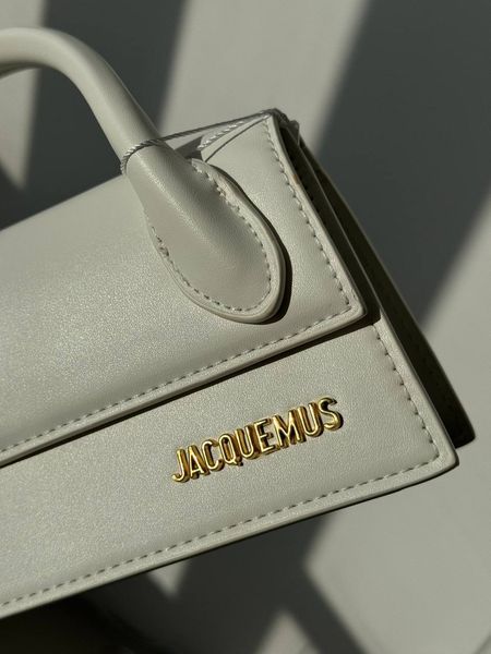 Jacquemus Le Chiquito Long White Leather Top WHITE pr1010 фото