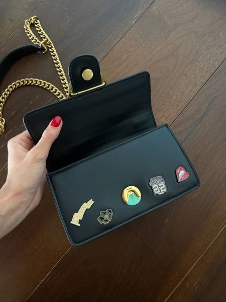 Pinko Mini Love Bag One Simply With Enamel Pin Black [оригінальна коробка] pink1006 фото