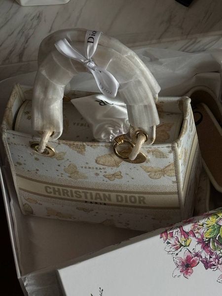 Christian Dior Medium Lady D-Lite Bag Yellow [оригінальна коробка] pr01248 фото