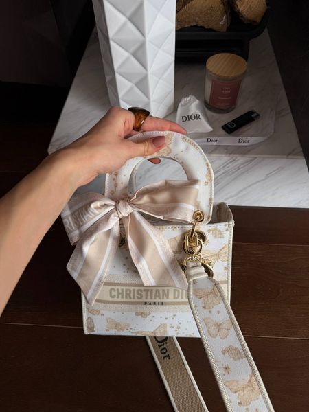 Christian Dior Medium Lady D-Lite Bag Yellow [оригінальна коробка] pr01248 фото