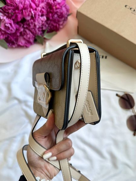 Coach Morgan Shoulder Bag Mini Milk магнітна коробка pr2228 фото