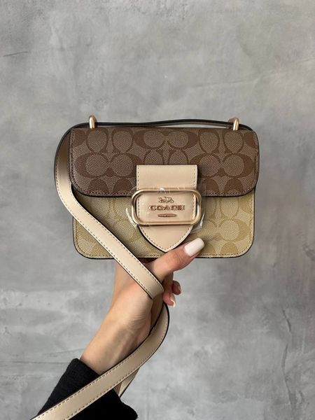 Coach Morgan Shoulder Bag Mini Milk магнітна коробка pr2228 фото