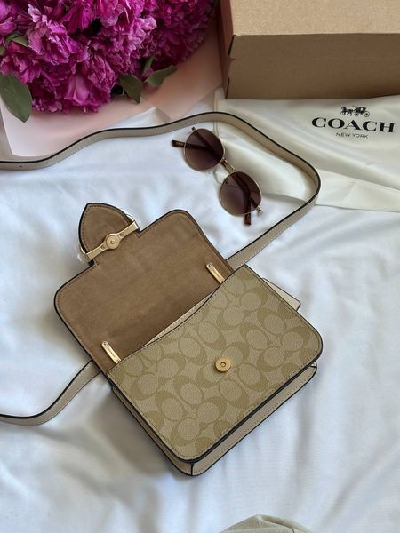 Coach Morgan Shoulder Bag Mini Milk магнітна коробка pr2228 фото